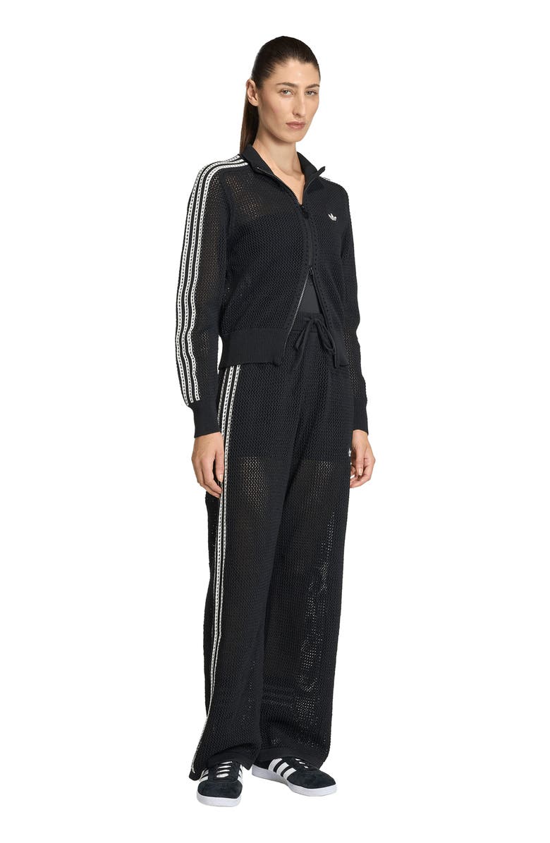 adidas Originals Firebird Open Knit Track Pants, Alternate, color, 