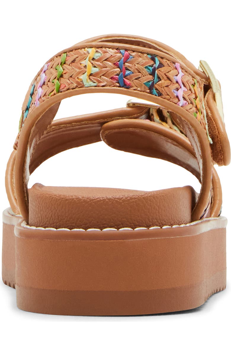 Steve Madden Kids' JGal Platform Sandal, Alternate, color, Cognac Multi