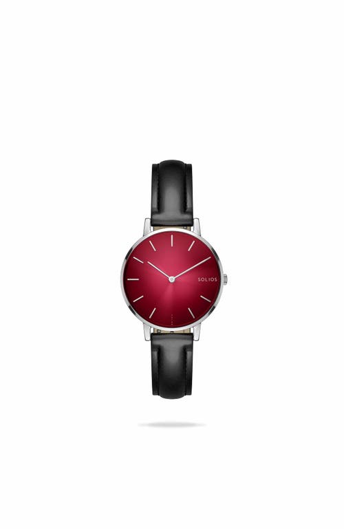 Solios Watches The Solar Mini | Red Dial