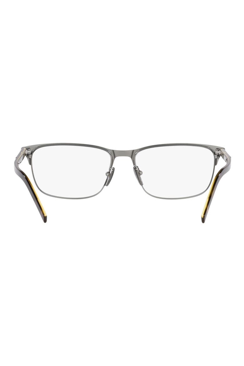57mm Rectangle optical glasses, Alternate, color, GUNMETAL