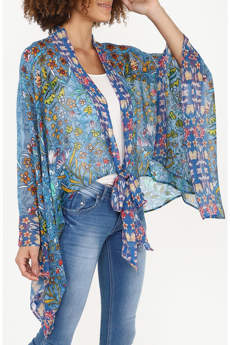 Floral Topper, Alternate, color, BLUE