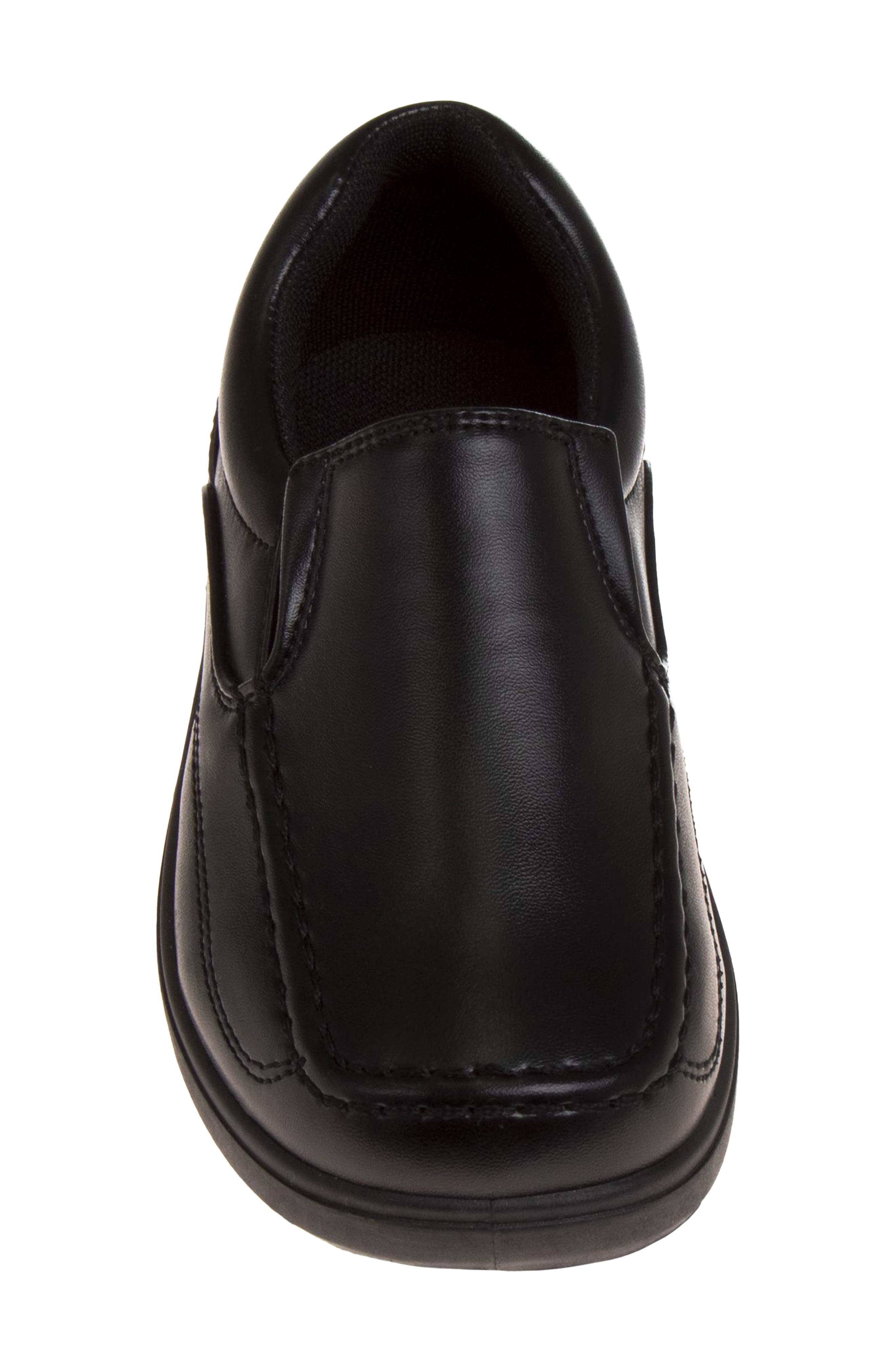 Kids' French Toast School Slip-On Shoe, Alternate, color, BLACK