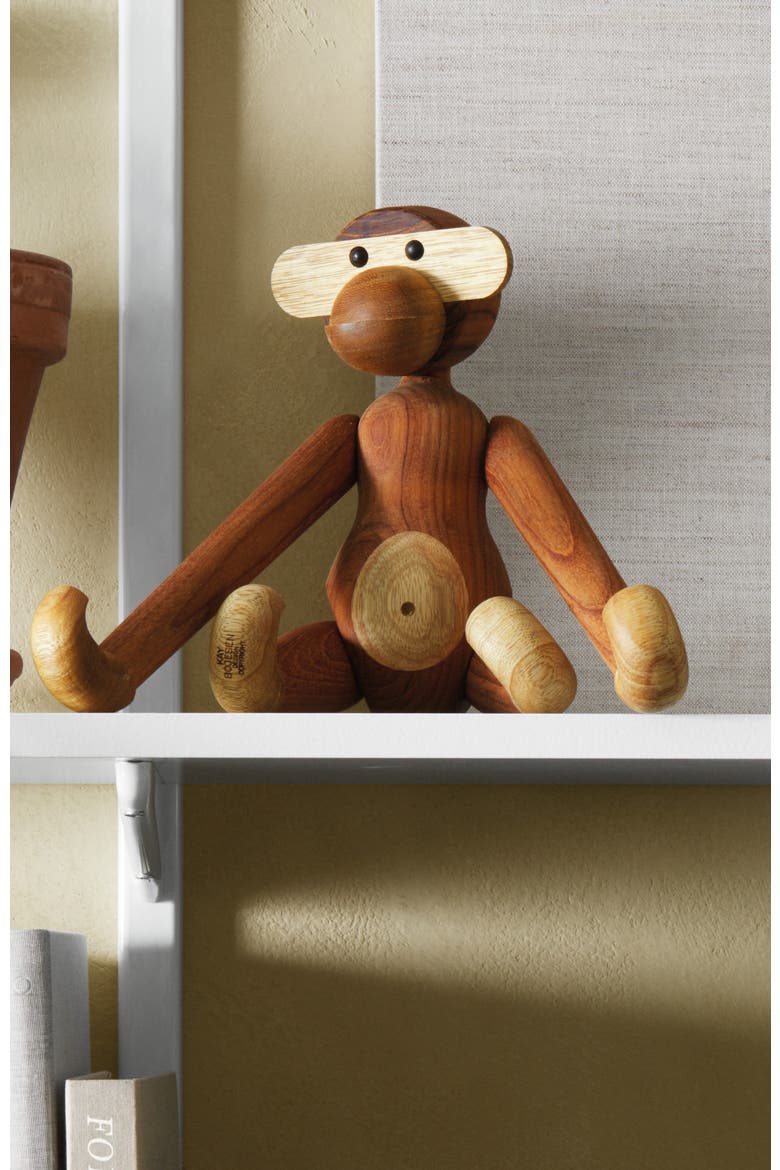 Kay Bojesen Monkey Medium, Alternate, color, Teak/Limba