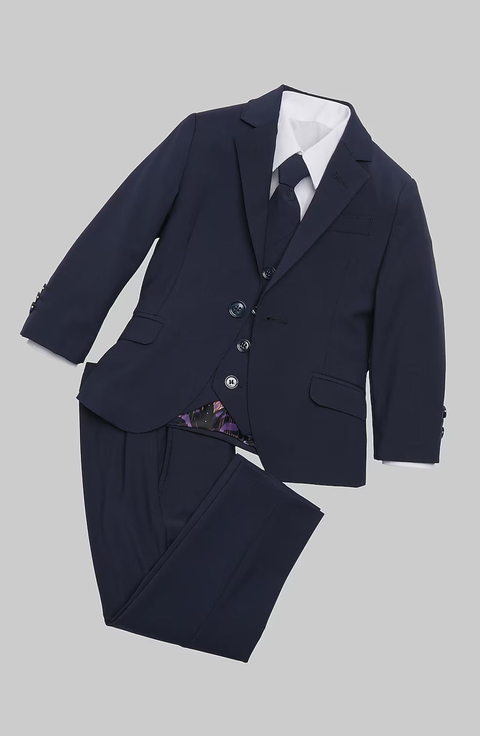 5t Blazer Boys Isaac Mizrahi Black Label Big Boys' Pure Wool Check