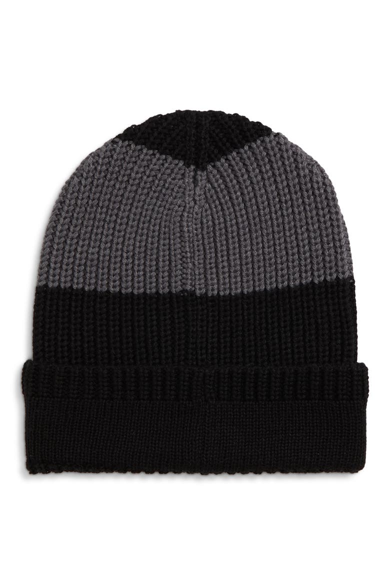 TNP Deep Cuff Beanie, Alternate, color, BLACKOUT