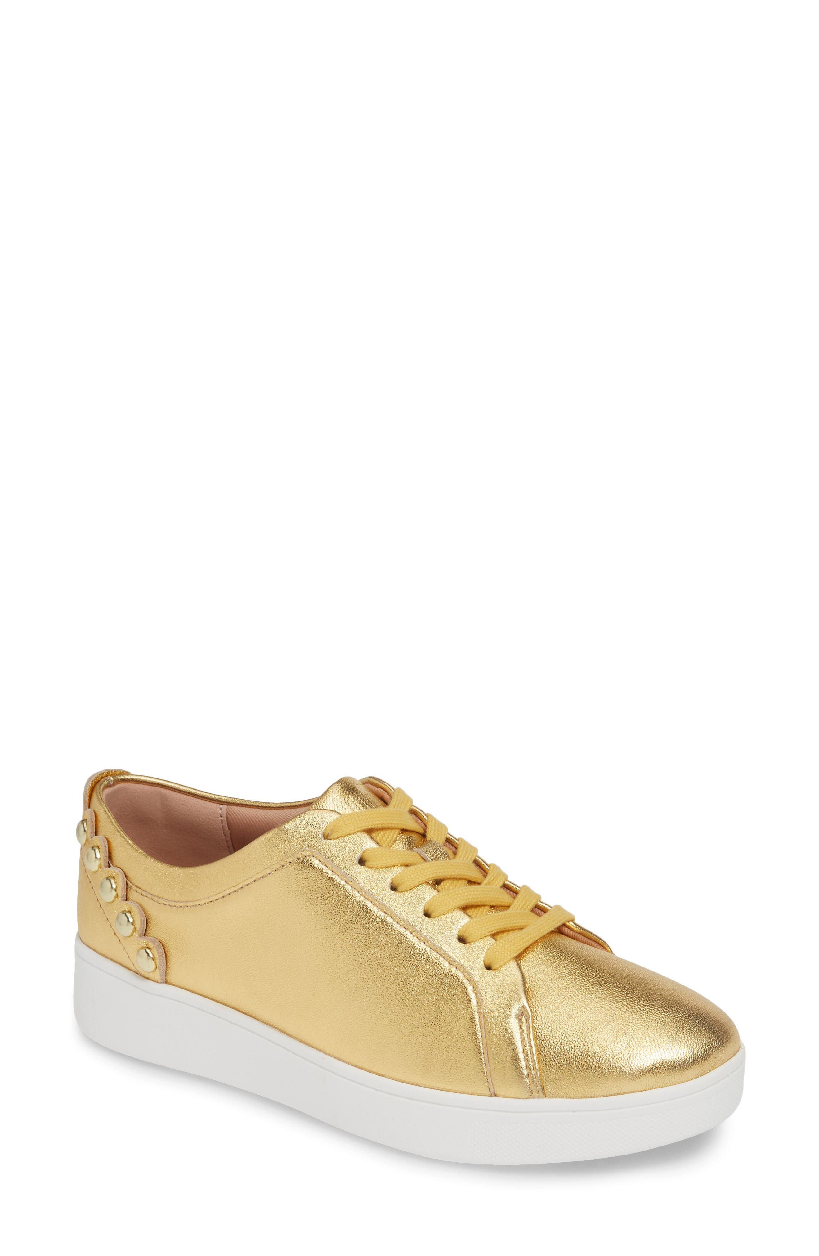 Rally Studded Sneaker (Nordstrom Exclusive), Main, color, ARTISAN GOLD LEATHER