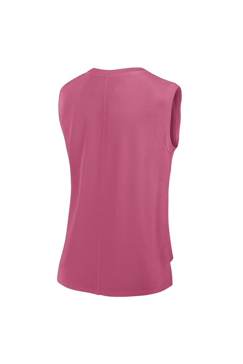 Women's Fanatics Pink Kansas City Chiefs Studio Embrace Tank Top, Alternate, color, Pink
