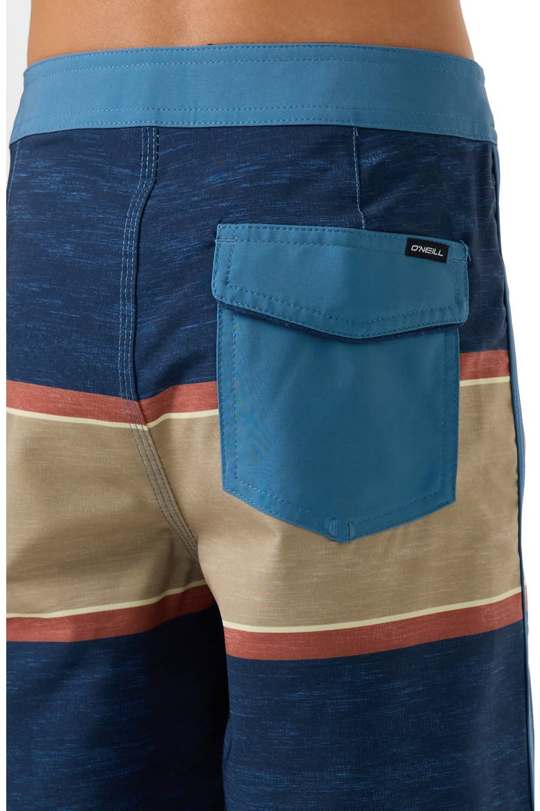 Kids' Lennox Scallop Swim Trunks, Alternate, color, NAVY