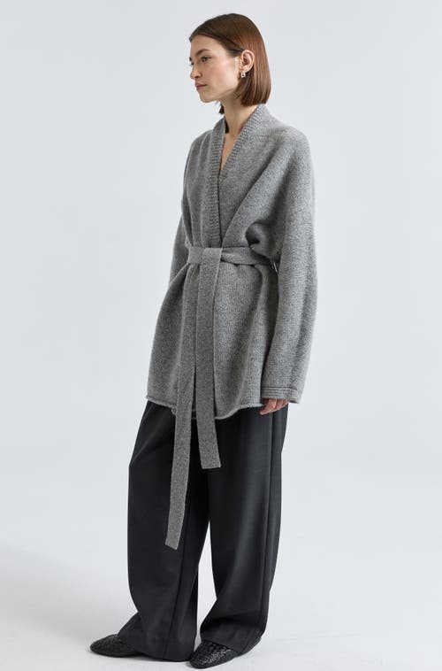 Almina Concept Wrap Cardigan In Green