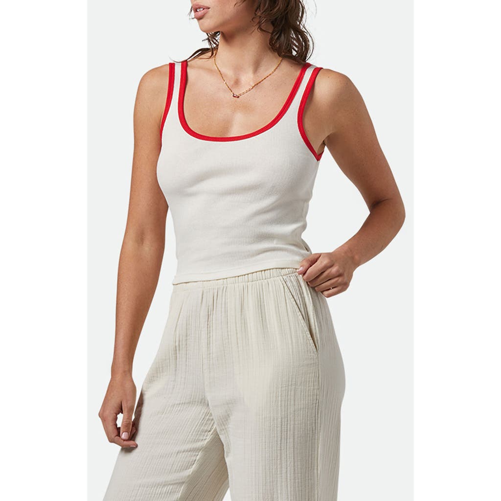 Brixton Ringer Organic Cotton Tank In White