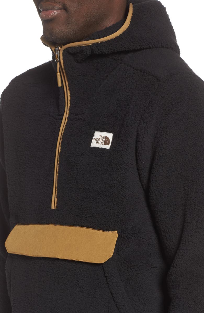 The North Face Campshire Faux Fur Pullover Hoodie, Alternate, color,