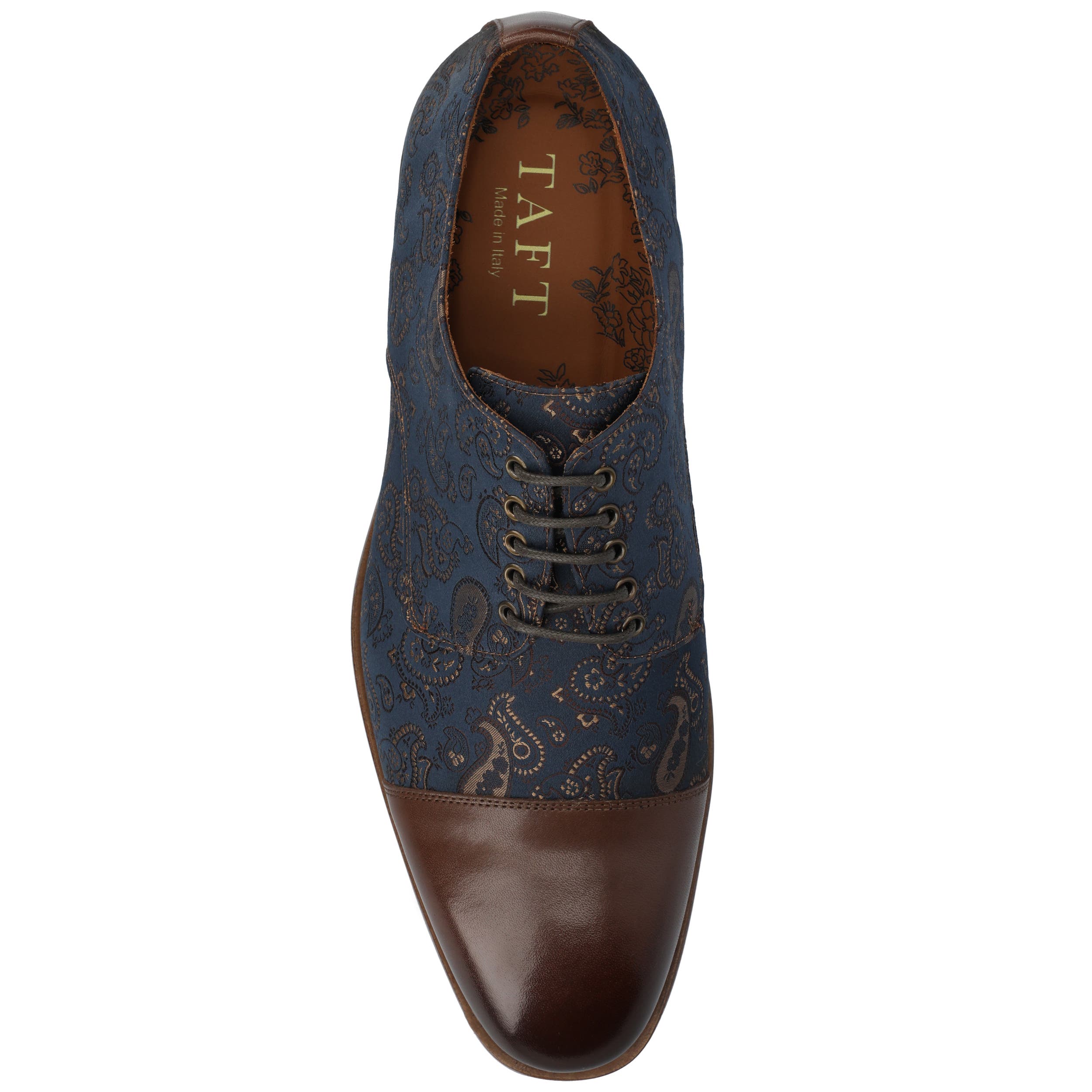 Men's Jack Oxford Dress Shoe, Alternate, color, Brown Paisley