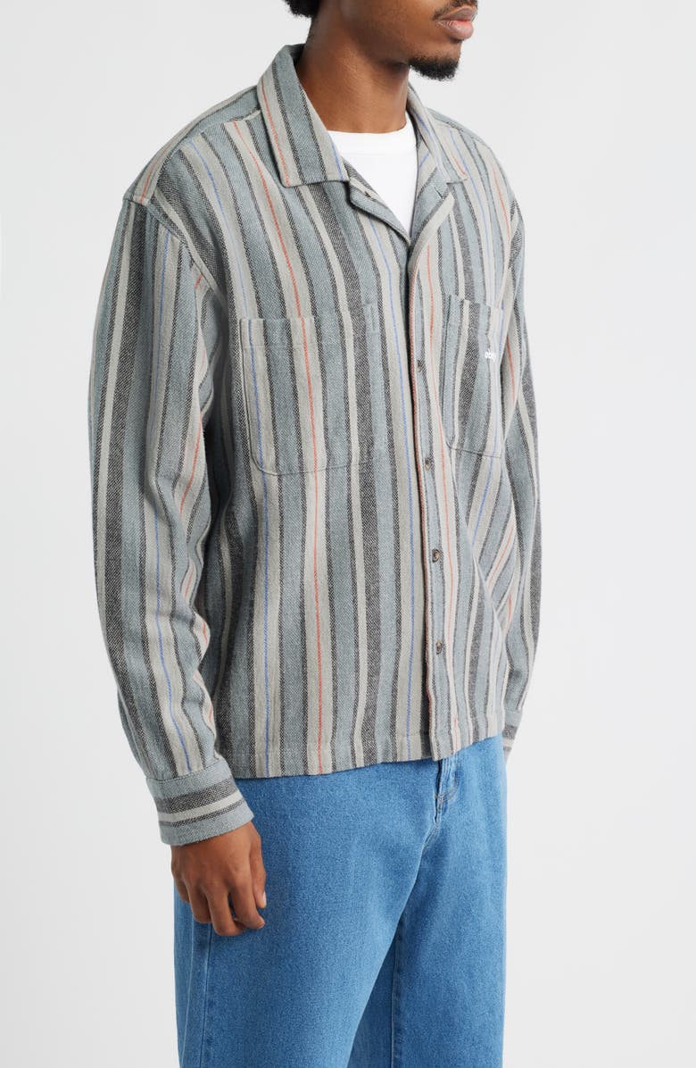 Obey Willard Long Sleeve Camp Shirt, Alternate, color, 