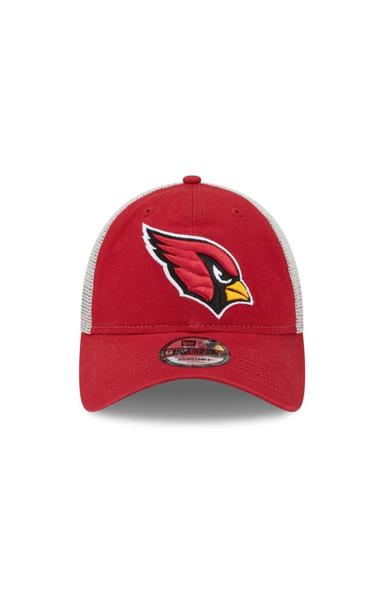 New Era Men's New Era Cardinal/Natural Arizona Cardinals Loyal 9TWENTY Trucker Hat, Alternate, color, 