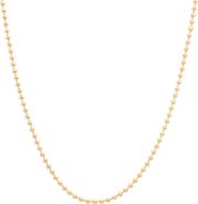 Sara Weinstock 18k Gold Ball Chain Necklace