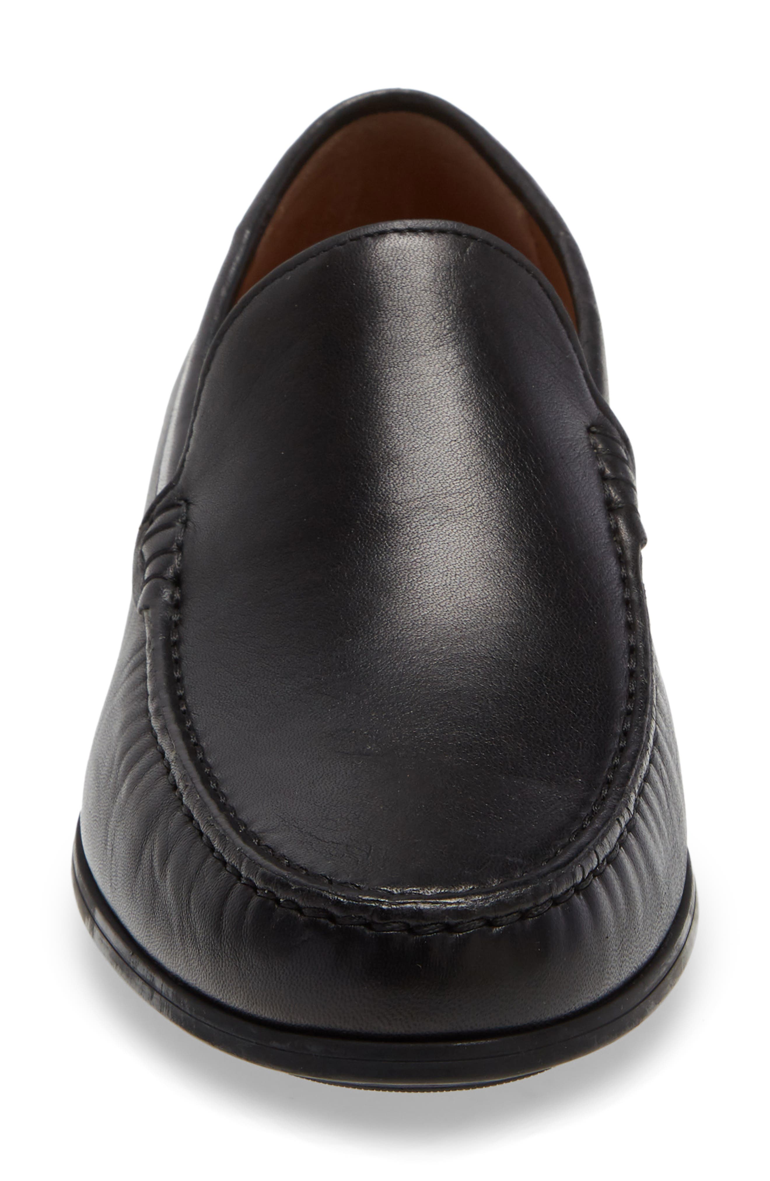 Johnston & Murphy Hawkins Venetian Loafer, Alternate, color, Black