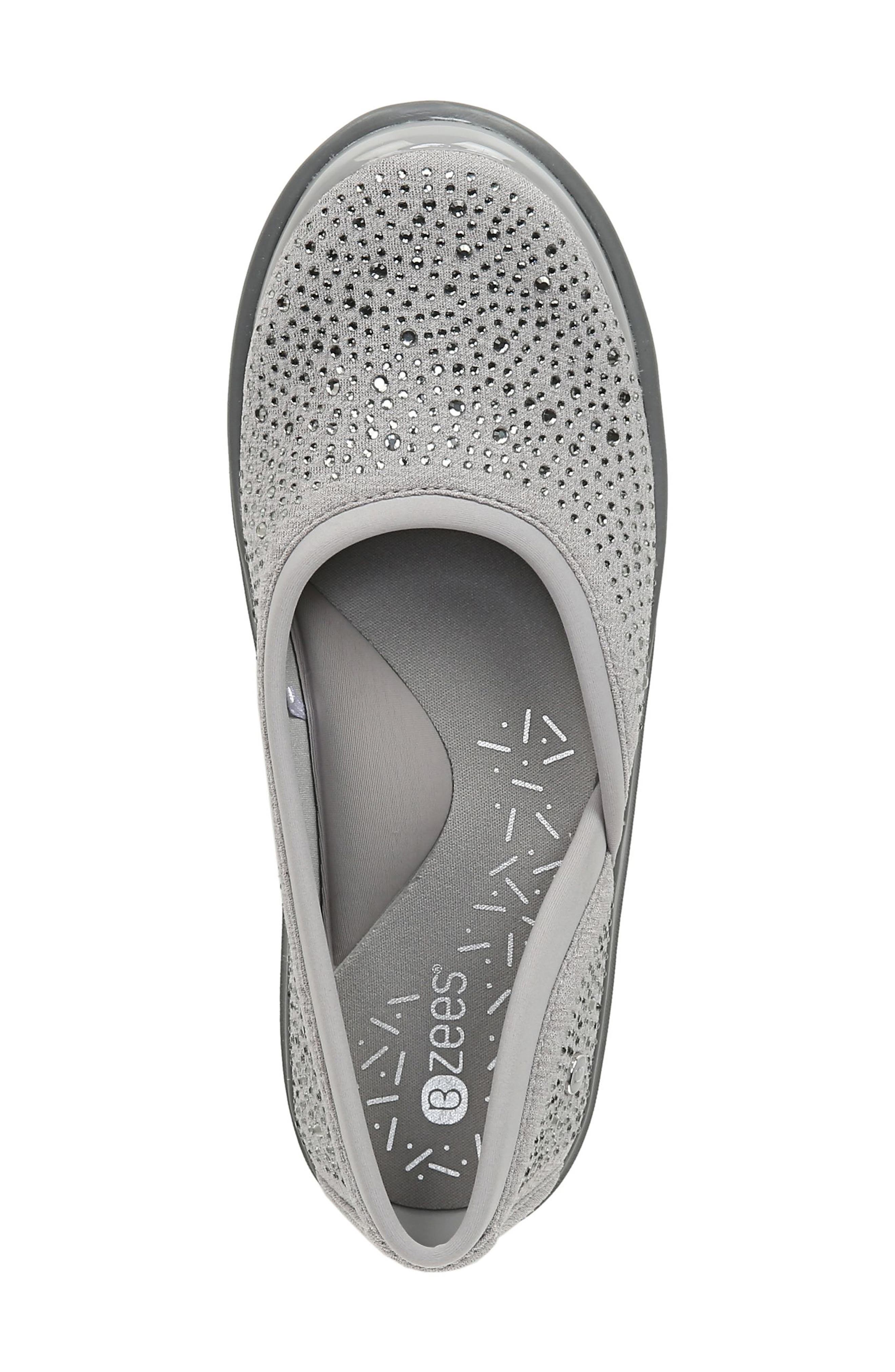 Moonlight Skimmer Flat, Alternate, color, GREY FABRIC
