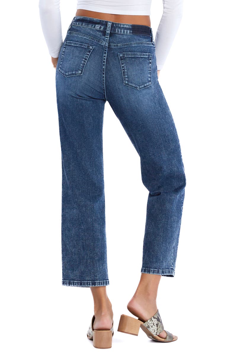 HINT OF BLU Ankle Straight Leg Jeans, Alternate, color, Catch A Wave Blue