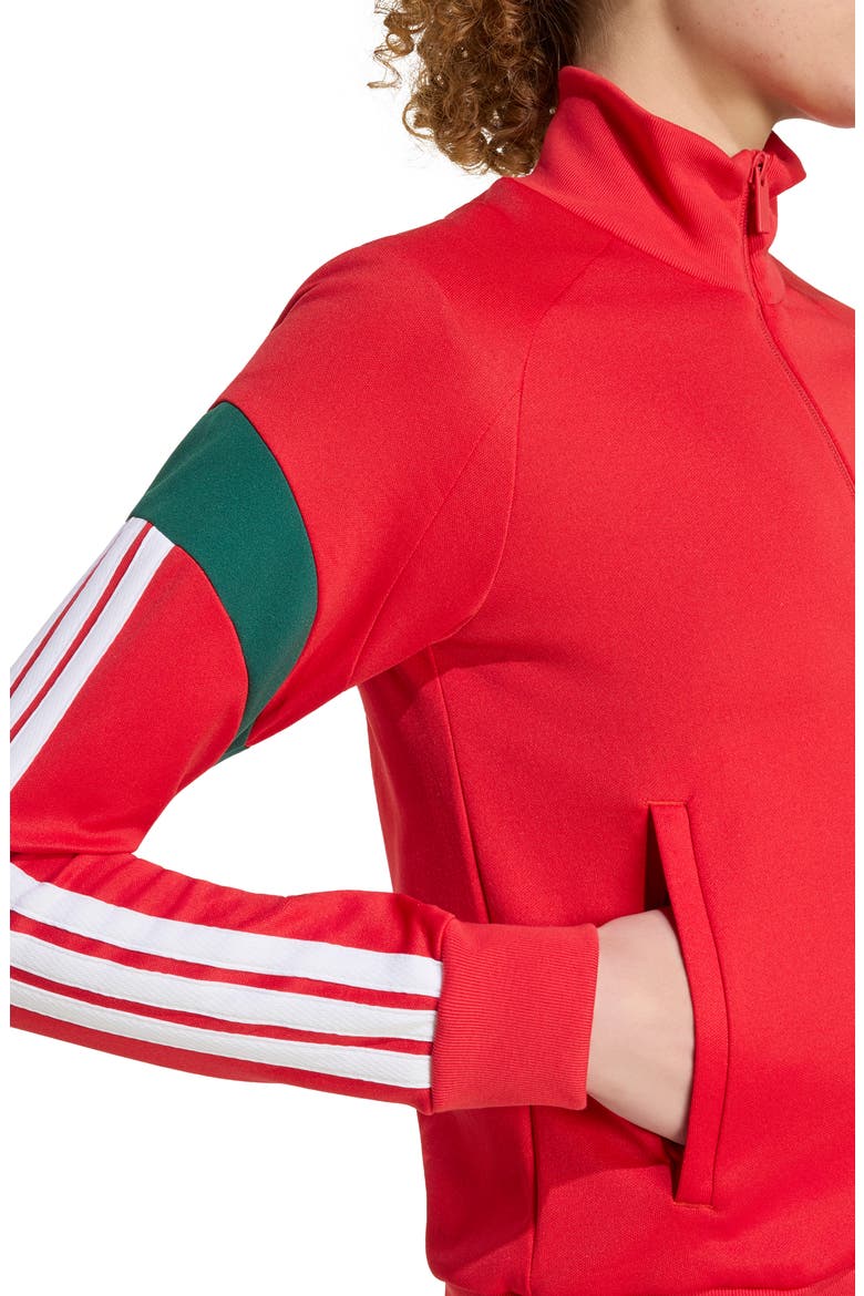 House of Tiro Nations Track Jacket, Alternate, color, SCARLET/ DARK GREEN/ WHITE