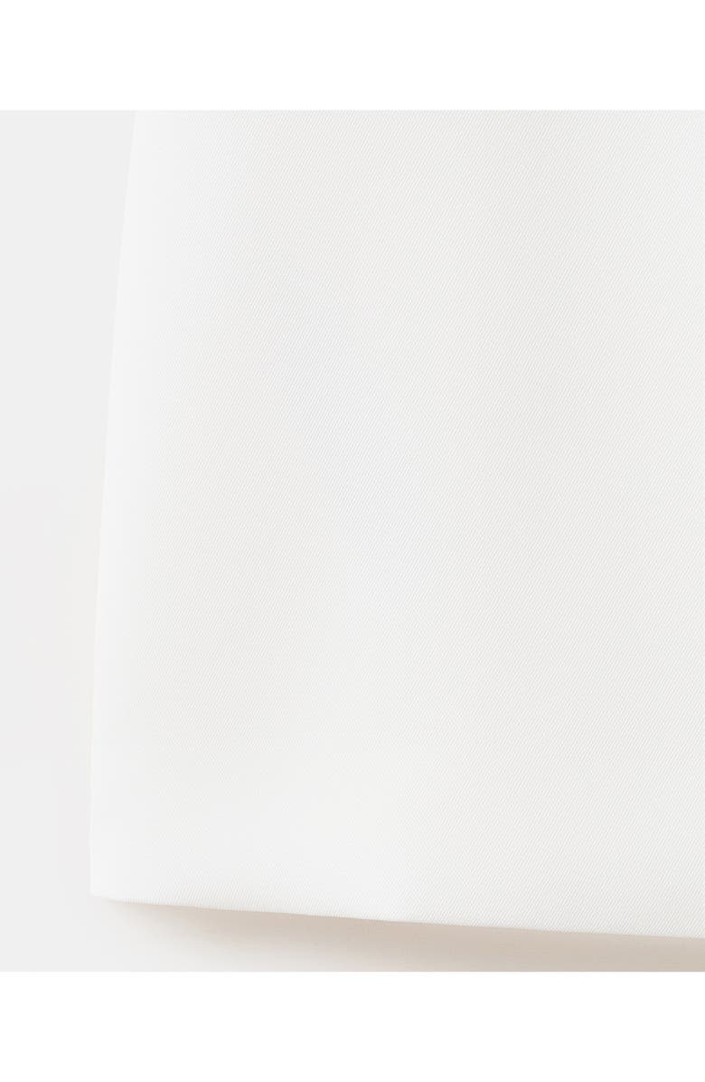 MANGO Featuring Hailey Bieber Side Cutout Detail Minidress, Alternate, color, White