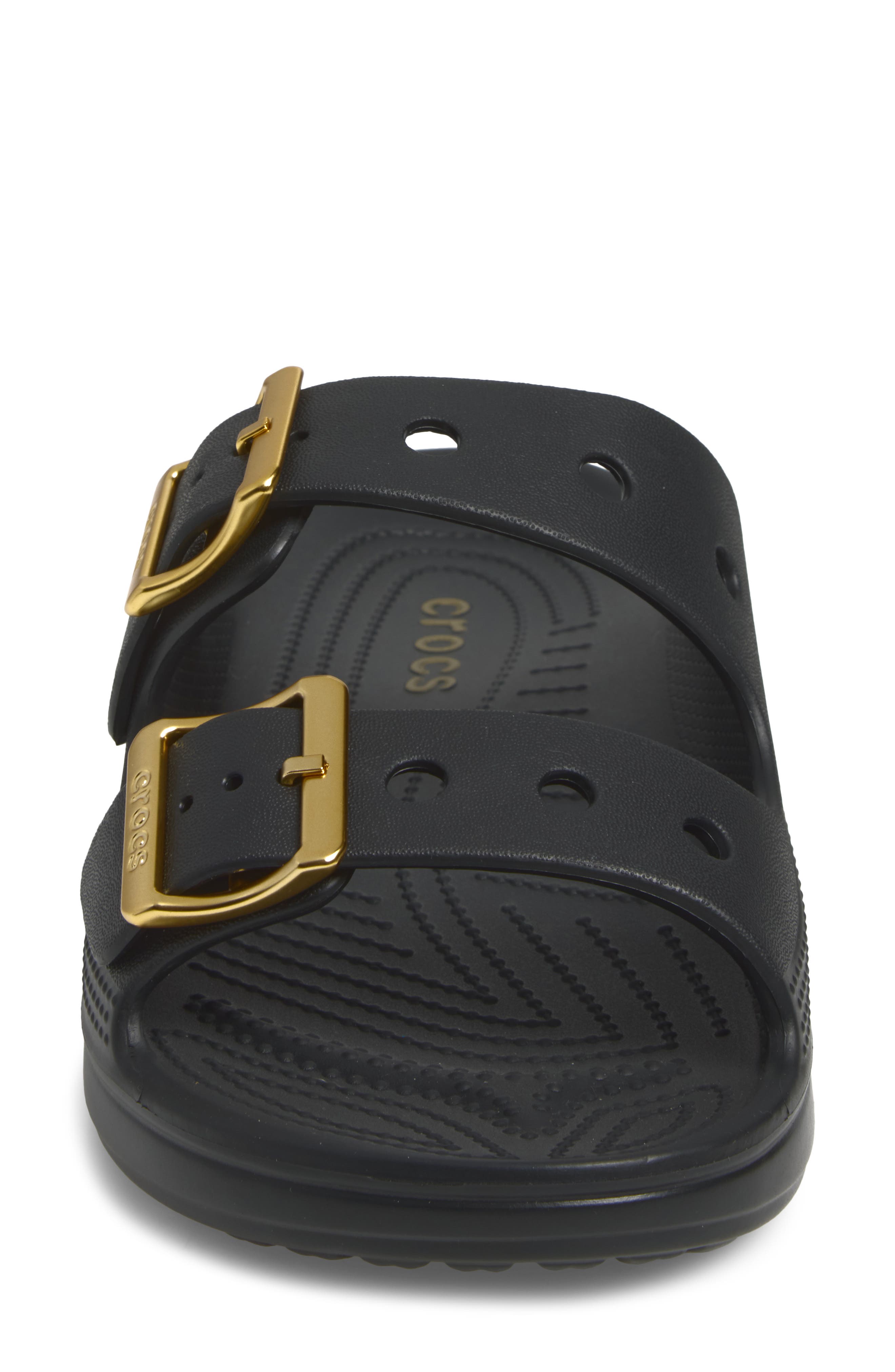 Saturday Slide Sandal, Alternate, color, BLACK