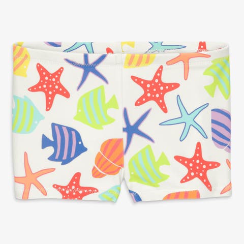 Kids Swim Shortie In Under The Sea (Toddler, Little Kid, Big Kid)