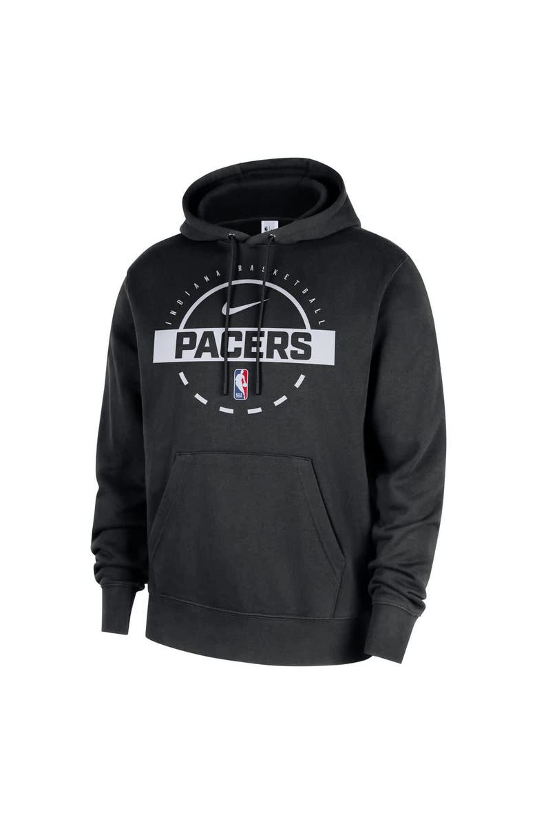 Nike Men's Nike Black Indiana Pacers 2025/26 Authentic Practice Club Pullover Hoodie, Alternate, color, Black