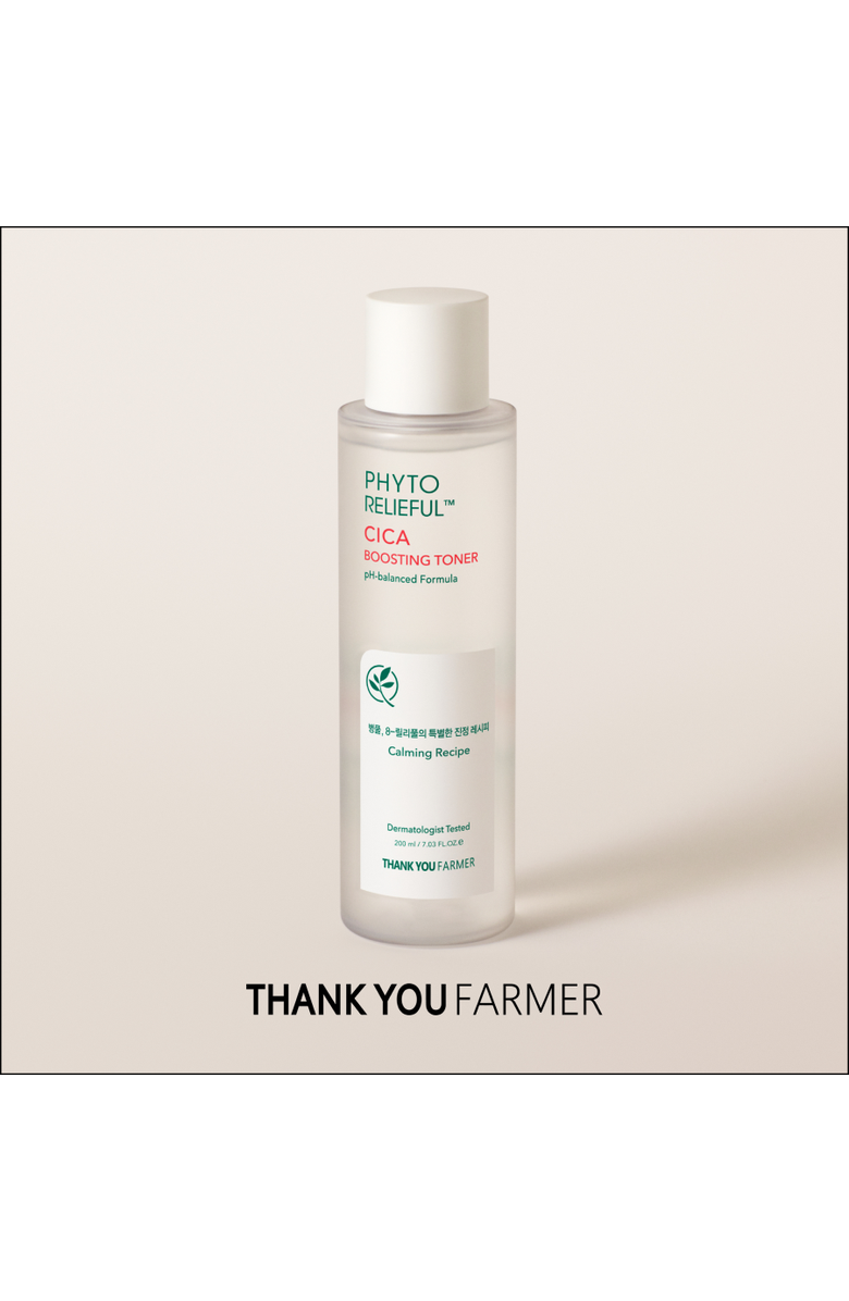 THANK YOU FARMER Phyto Relieful Cica Boosting Toner, Alternate, color, White