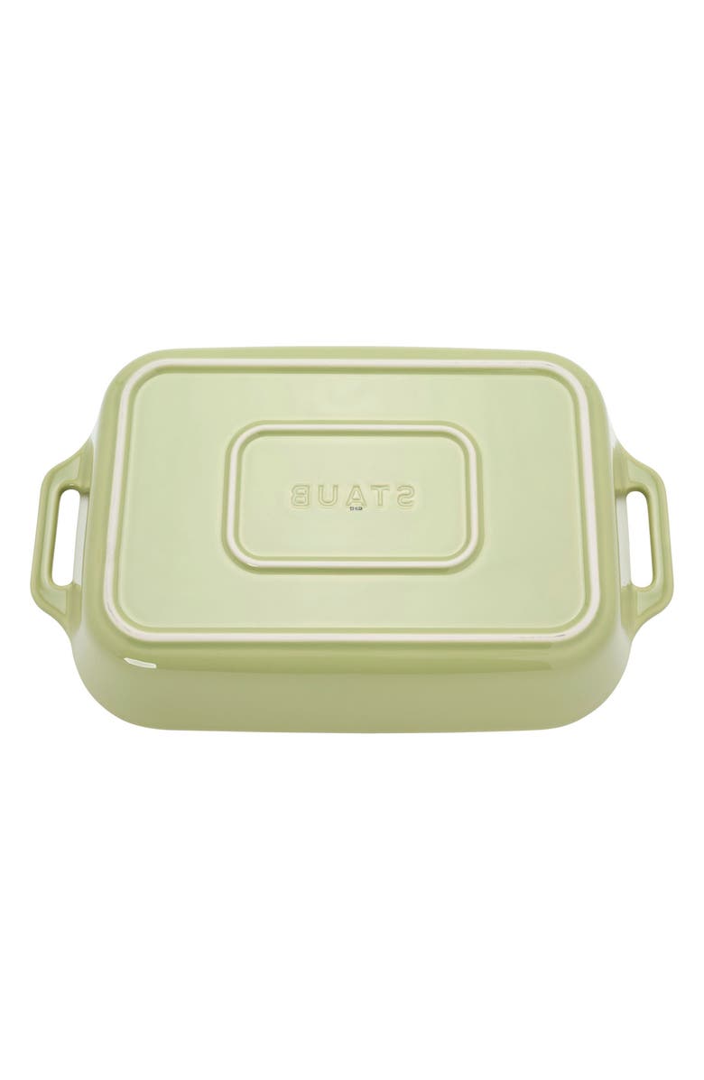Staub 3-Piece Ceramic Mixed Baking Dishes, Alternate, color, Green