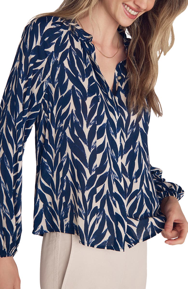 Bella Dahl Print Raglan Sleeve Top, Alternate, color,