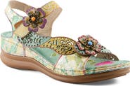 L'Artiste by Spring Step Script Sandal