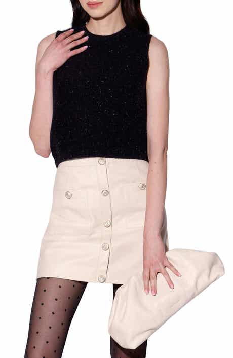 Walter Baker Joy Sleeveless Sparkle Knit Top