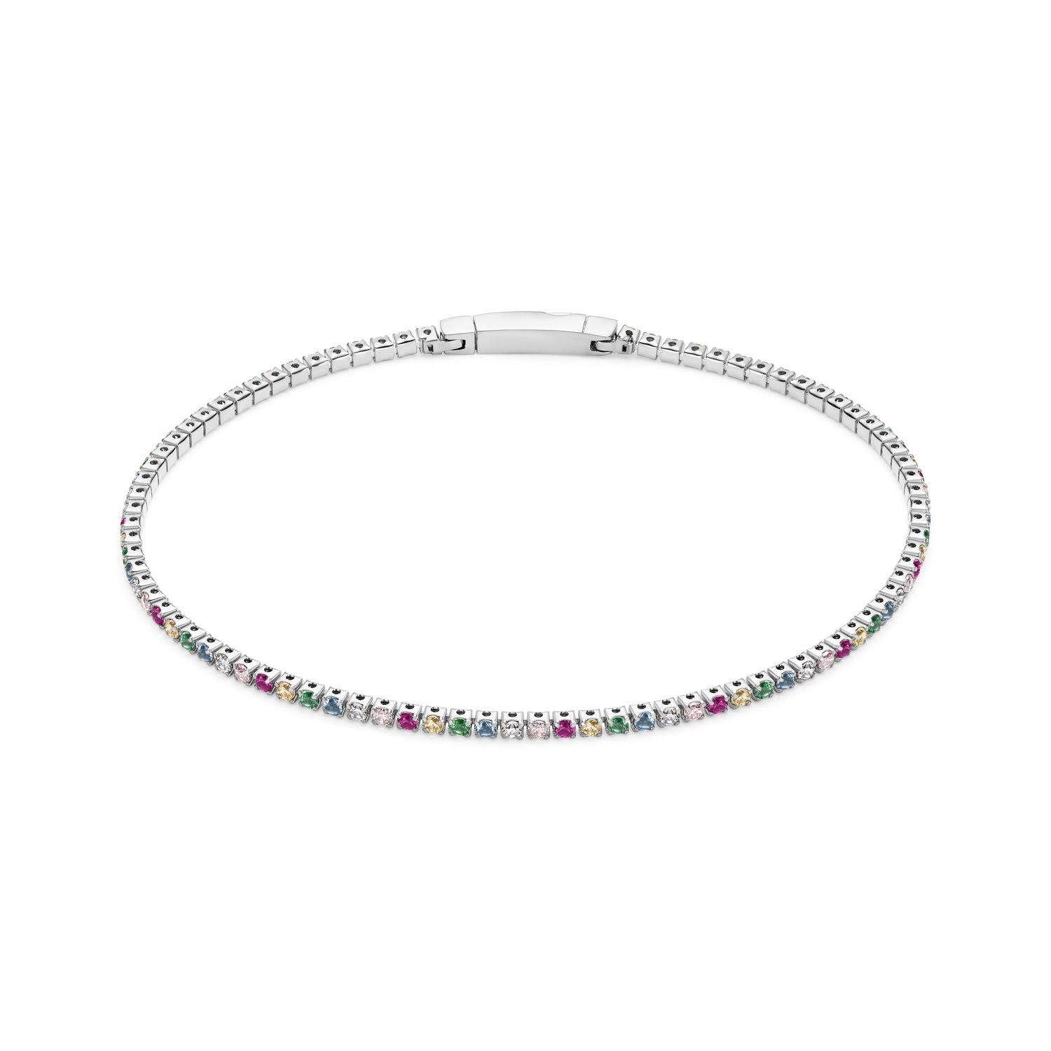 Sterling Silver / Rainbow