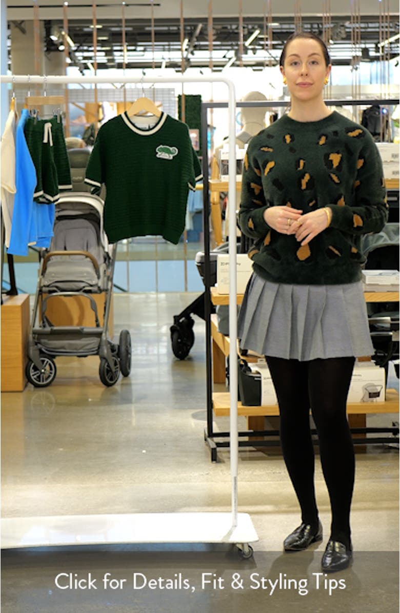 Kids' Lizard Short Sleeve Organic Cotton Sweater, sales video thumbnail