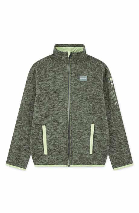 Hurley Kids' Heathered Full Zip Fleece Jacket