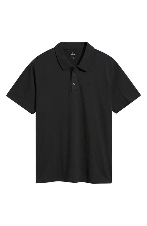 Rip Curl Easy As Relaxed Polo In Black