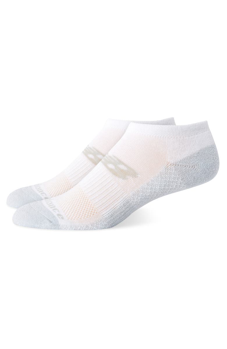 New Balance 2-pk Cool Performance Ankle Socks, Main, color, 