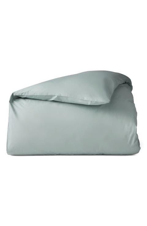 Refined Organic Cotton Percale Duvet Cover