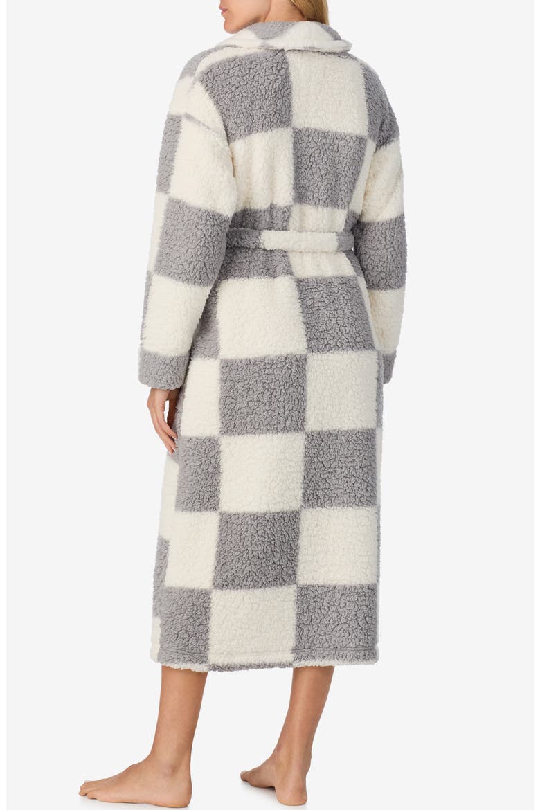 Checkered Robe, Alternate, color, GREY CHECK