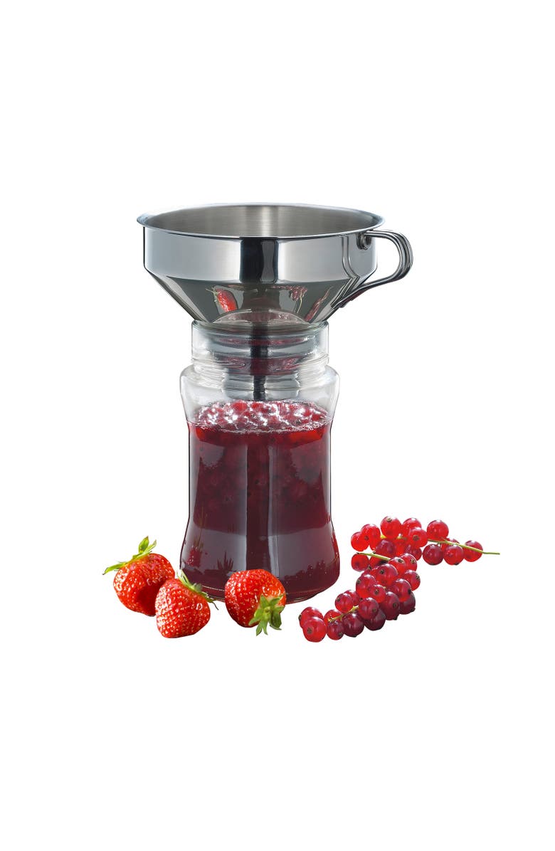 Kuchenprofi Funnel with Mesh Filter, Stainless Steel, 5-Inch Diameter, Alternate, color, Silver