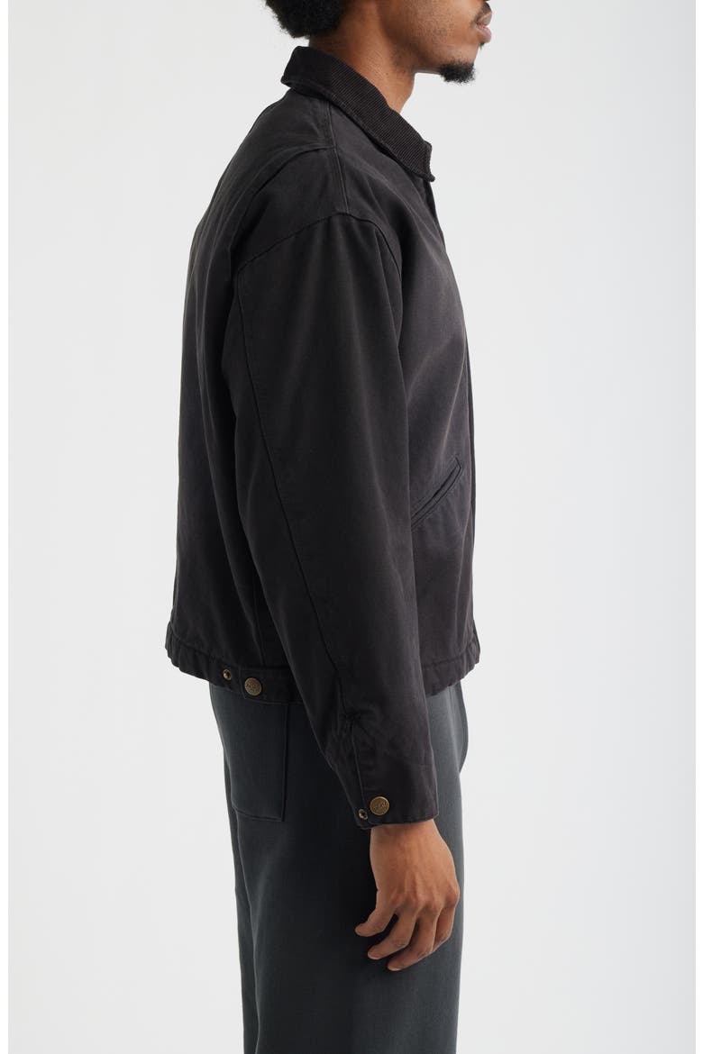 Cotton Canvas Utility Jacket, Alternate, color, BLACK