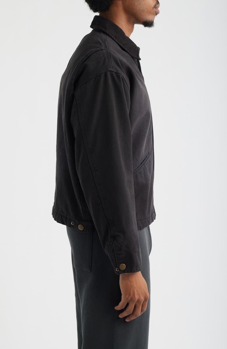 Museum of Peace & Quiet Cotton Canvas Utility Jacket, Alternate, color, Black