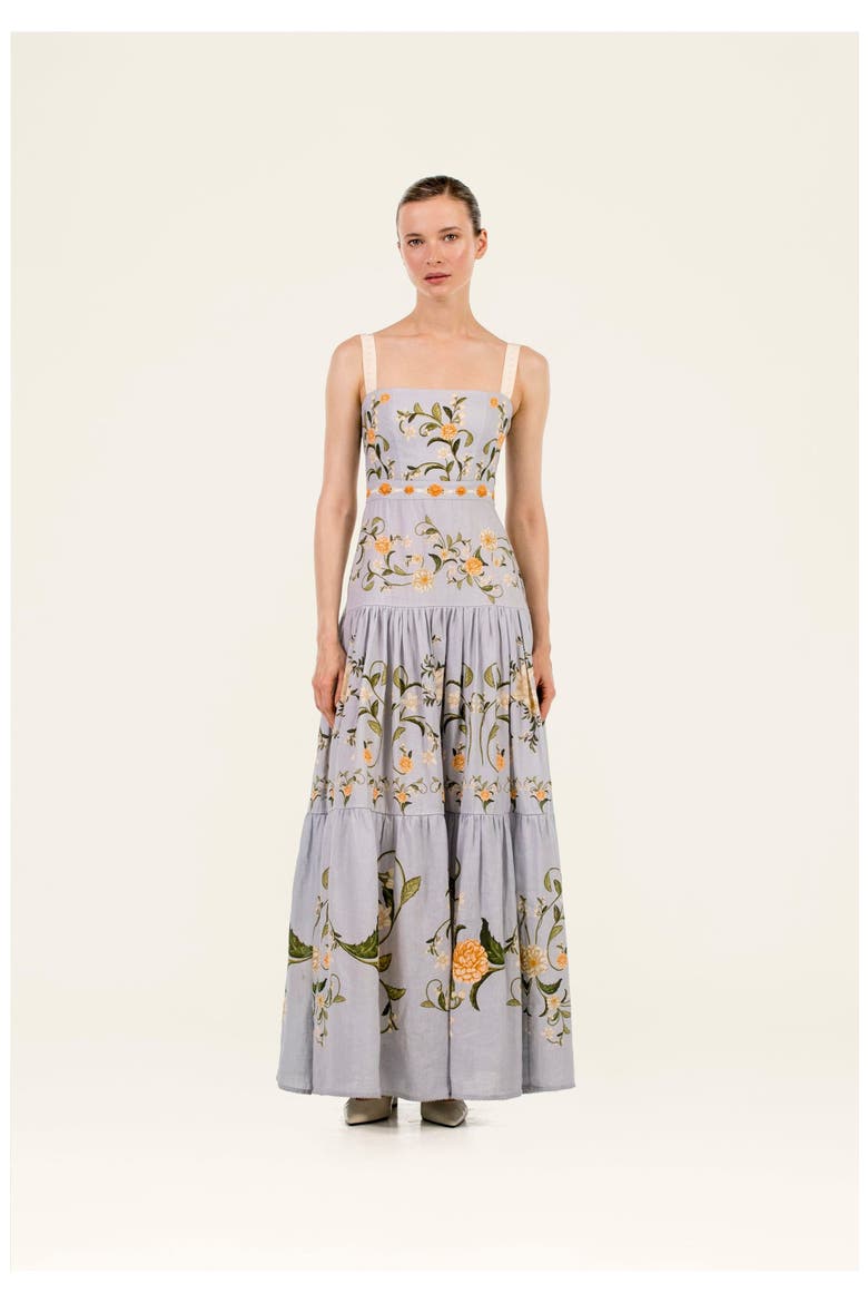 Lima Valle Maxi Dress, Alternate, color, Multicolor
