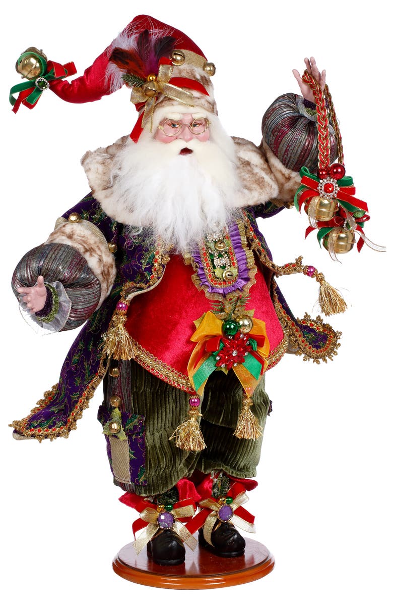 Mark Roberts Sleighride Santa, Main, color, Red