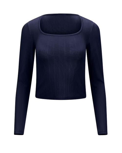 Adore Me Pointelle Long Sleeve Top In Transparent