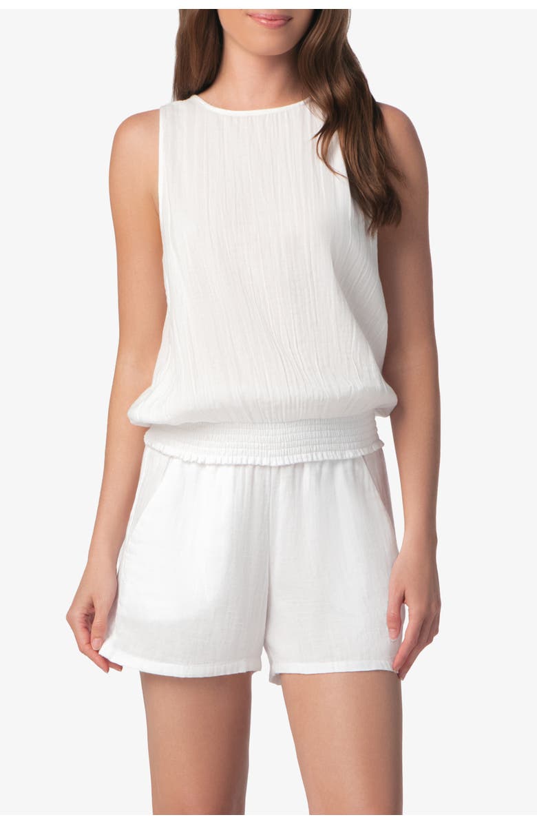 HELEN JON Island Sleeveless Top, Main, color, White
