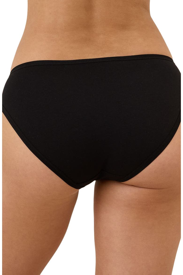 Everyday Classic Fit Bikini 5-Pack, Alternate, color, Black