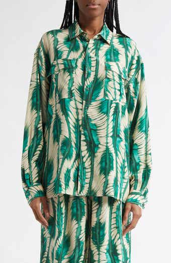 Ulla Johnson Soren Silk Button-Up Shirt