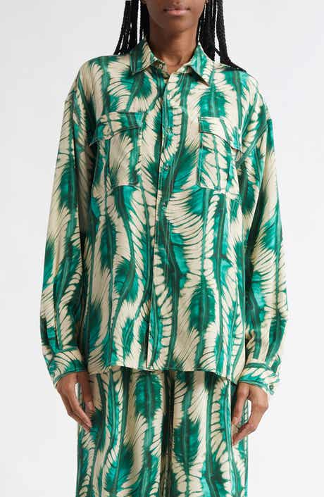 Ulla Johnson Soren Silk Button-Up Shirt