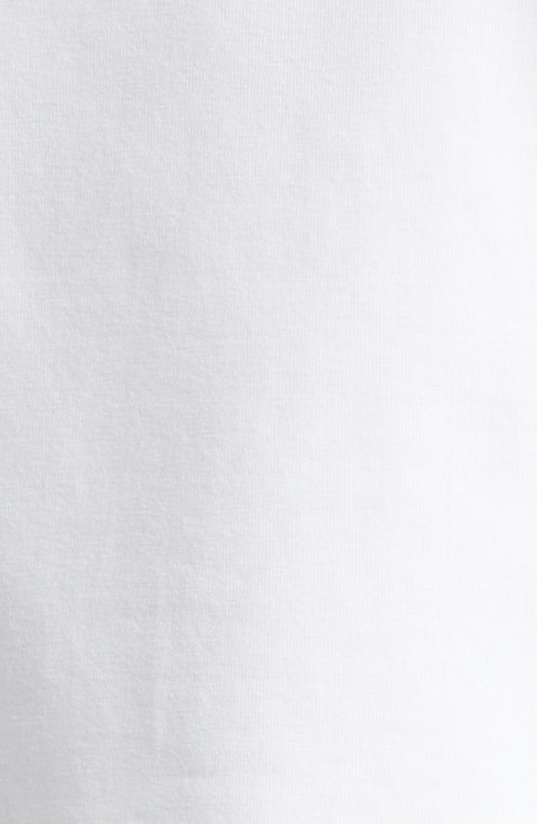 Cinq à Sept Bonjour Scribble Embroidered Shrunken Tee, Alternate, color, White Multi